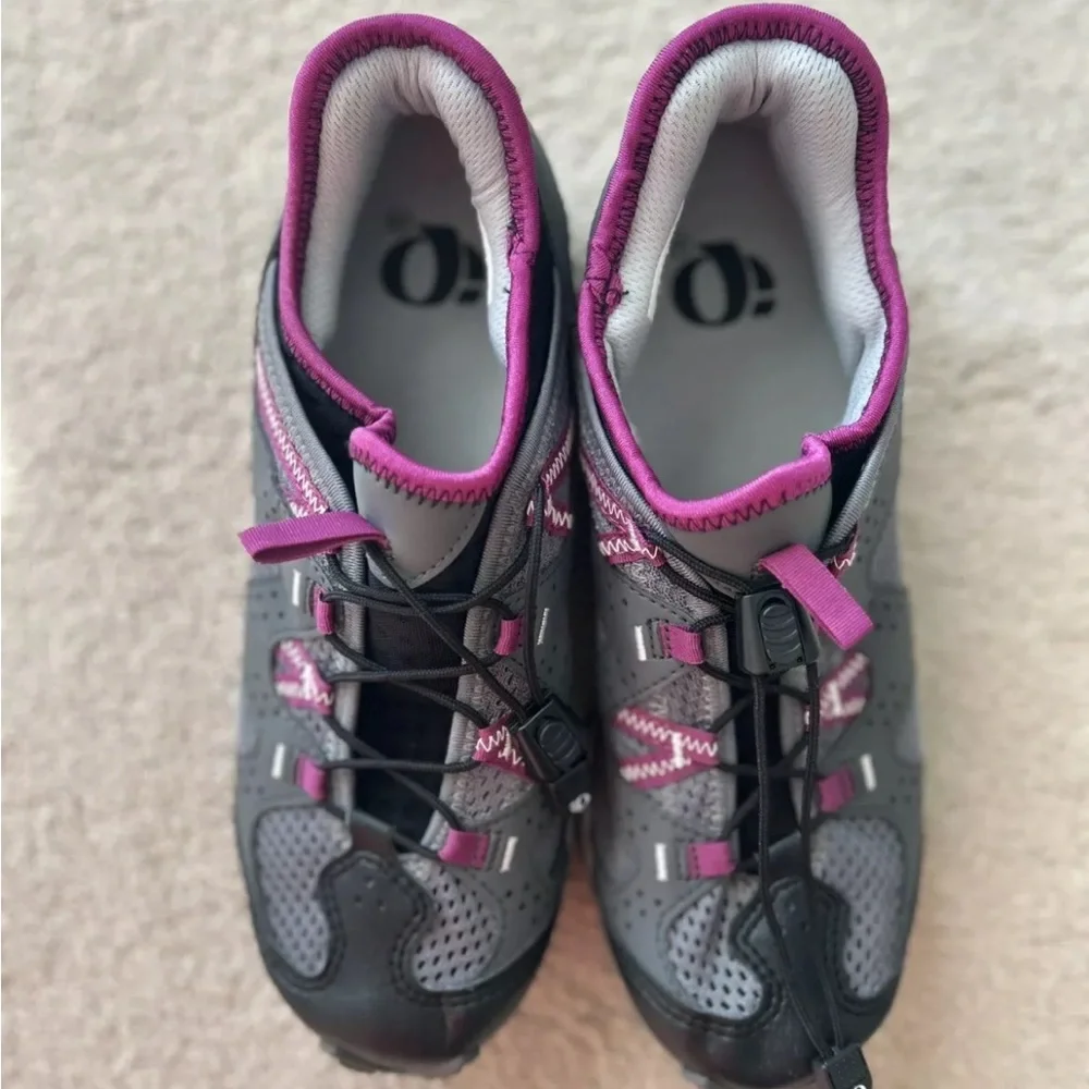 Pearl Izumi W X-Alp Drift II Cycling Shoes US 8.5 40 Gray Pink 2 Bolt - Picture 5 of 7